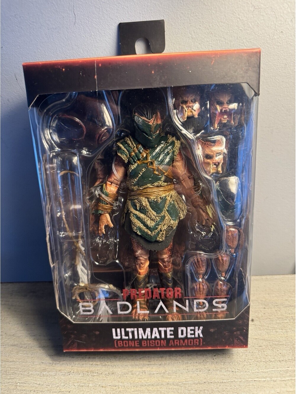 NECA Predator Badlands Ultimate Dek Bone Bison Armor 7” Action Figure New